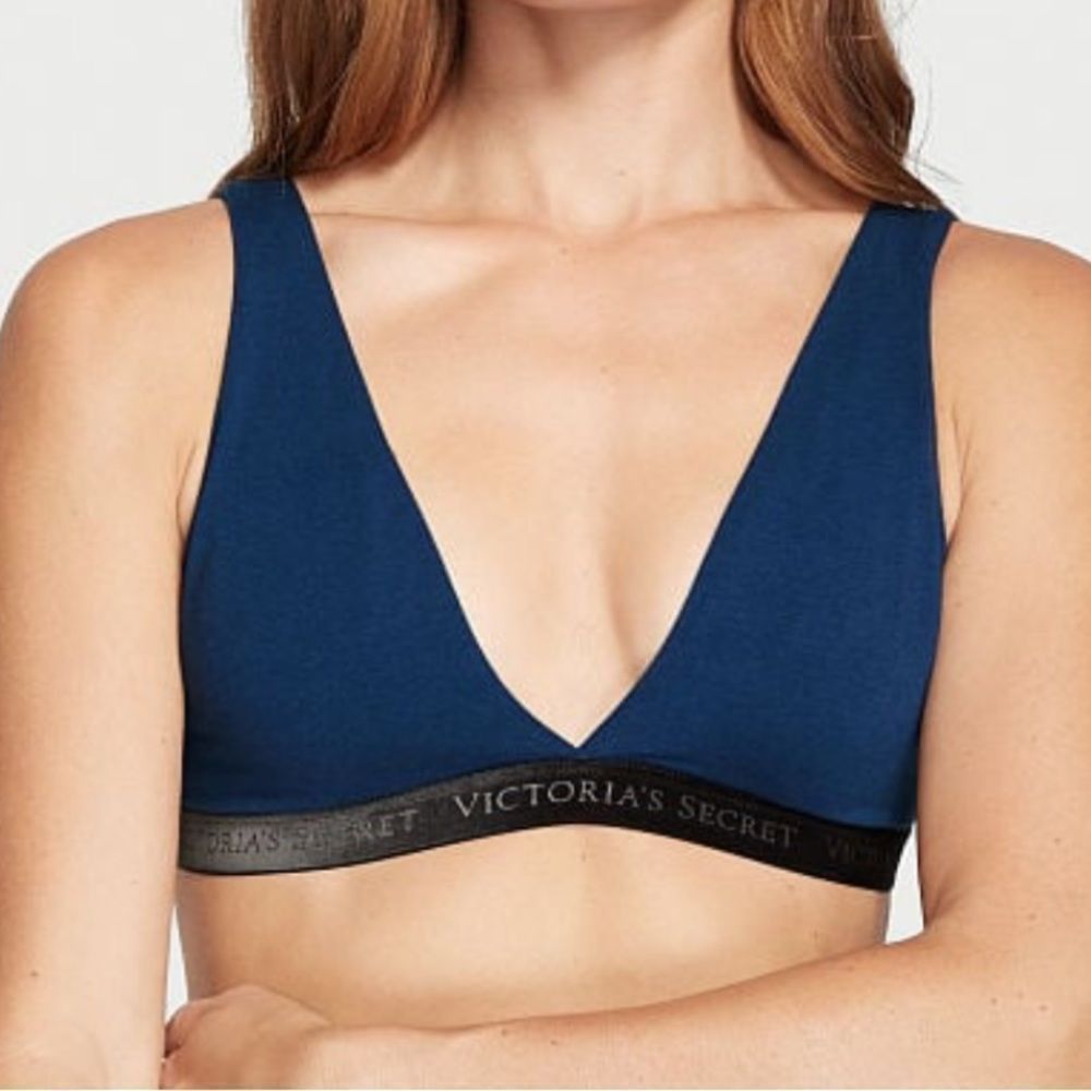NWT Victoria’s Secret Cotton Wireless Lounge Bra - Picture 5 of 14